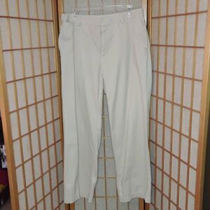 Lauren Ralph Lauren Women's Chino Straight Leg Pants Cream Size 10